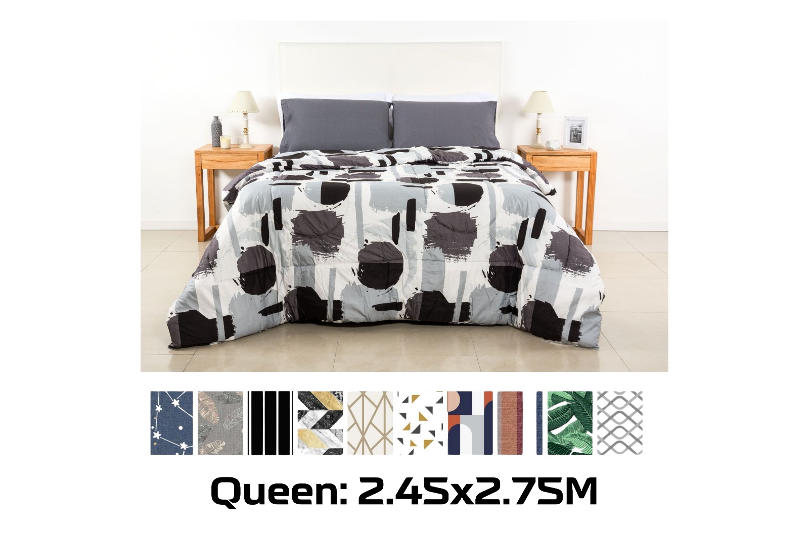 ACOLCHADO SUPER SOFT ESTAMPADO QUEEN