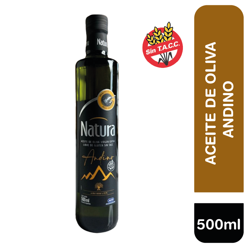 Aceite Oliva Andino Natura 500 Grs