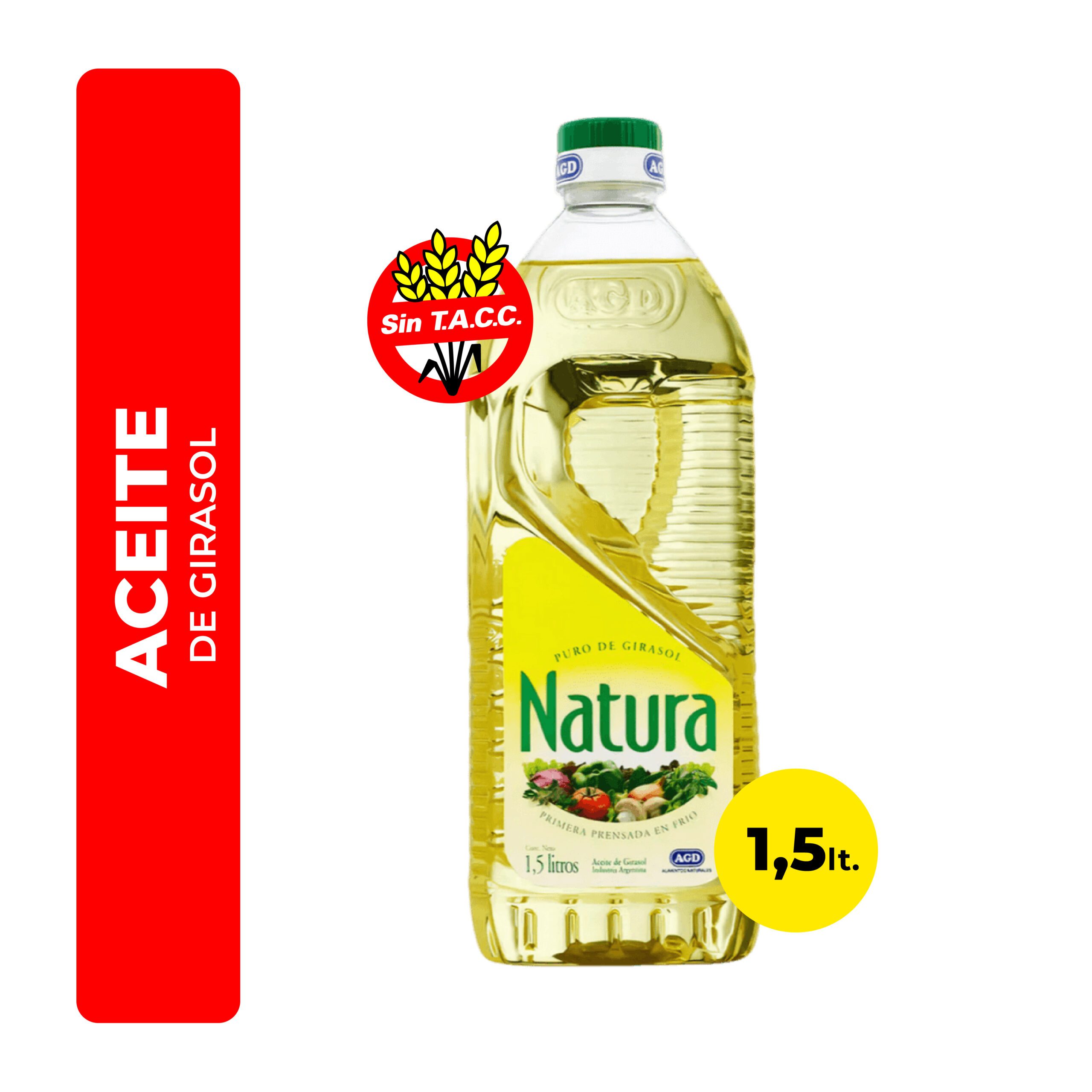 Aceite de Girasol Natura 1.500 Lts