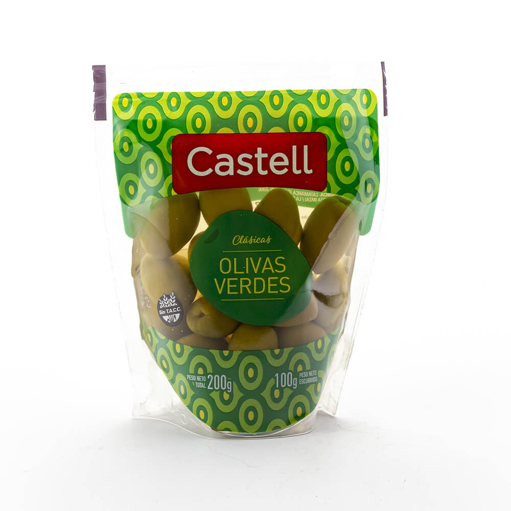 Aceituna Verde Nvo.Oct Castell 100 Grs