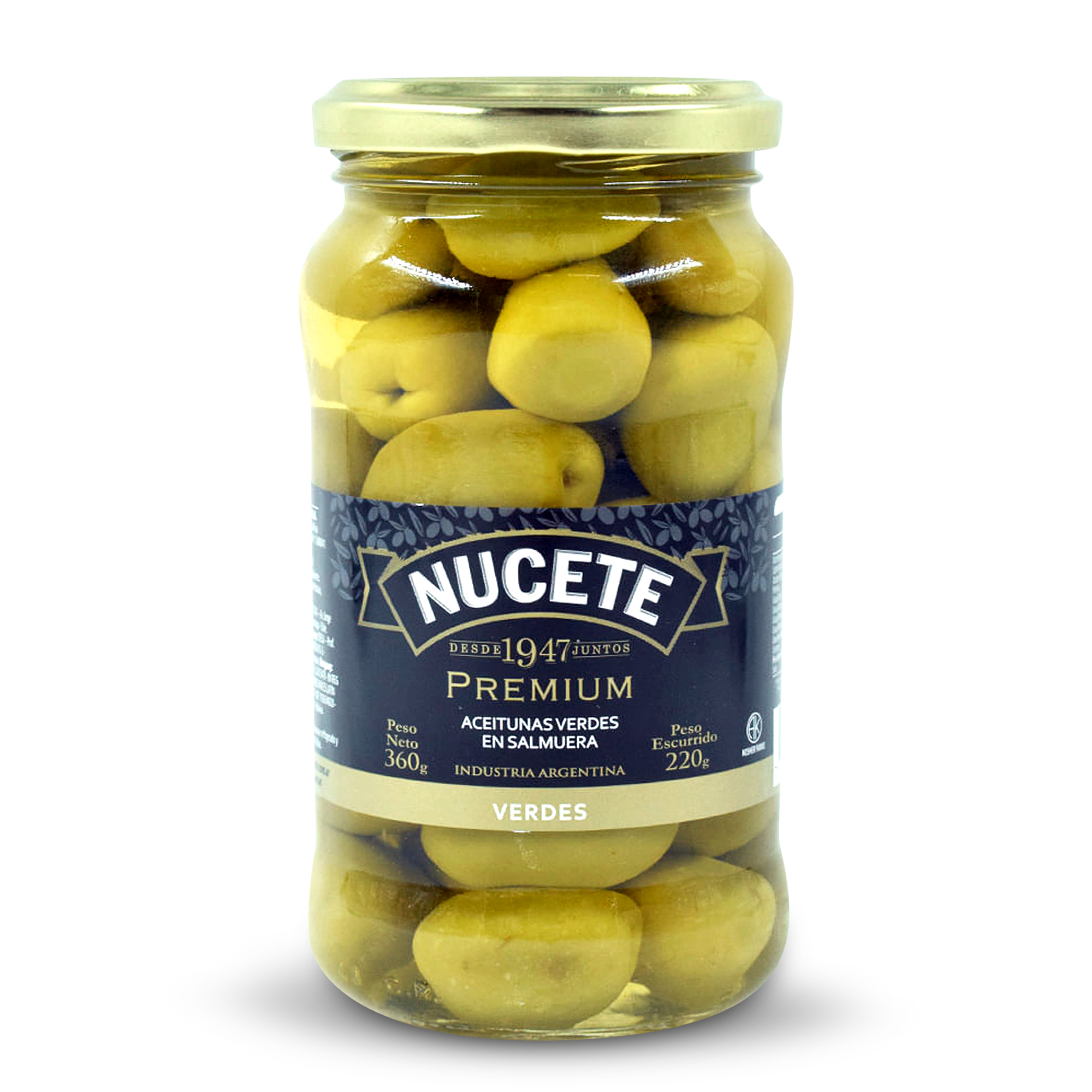 Aceituna Verde Premium Nucete 360 Grs