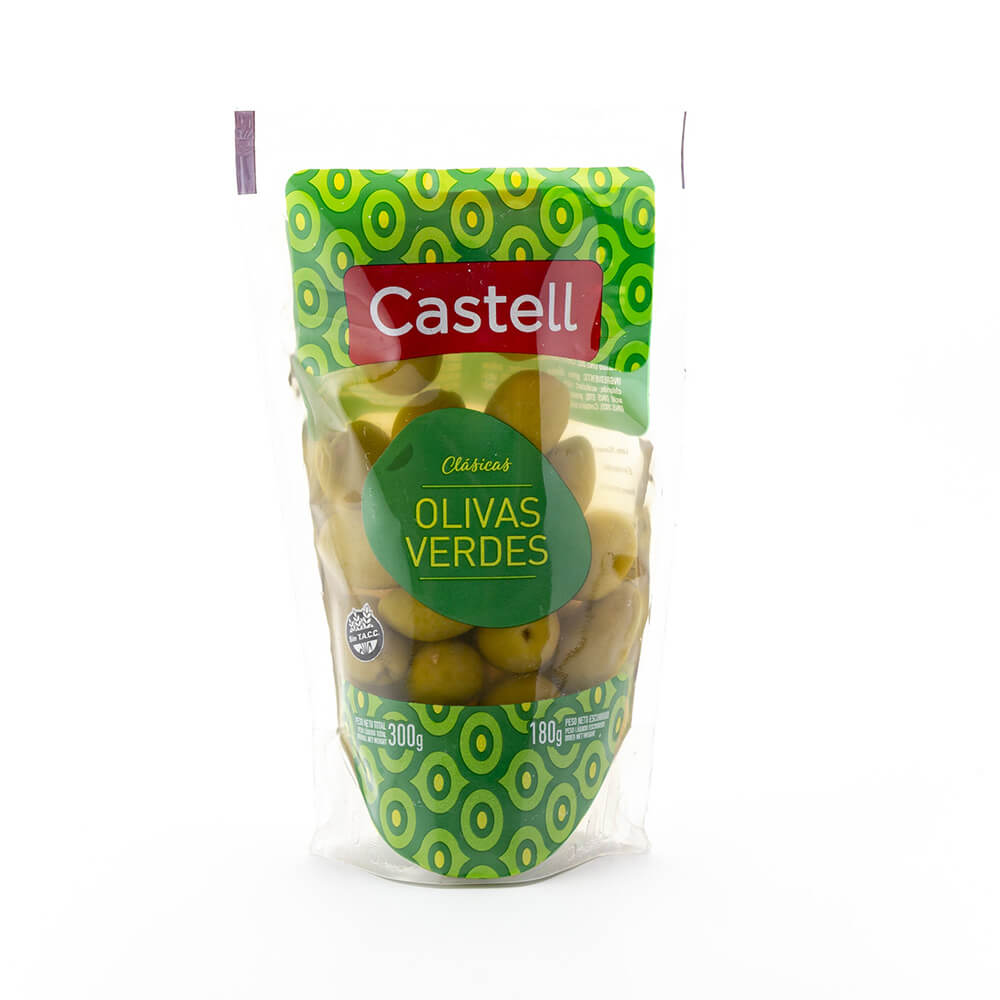 Aceitunas Verdes DP Castell 180 Grs