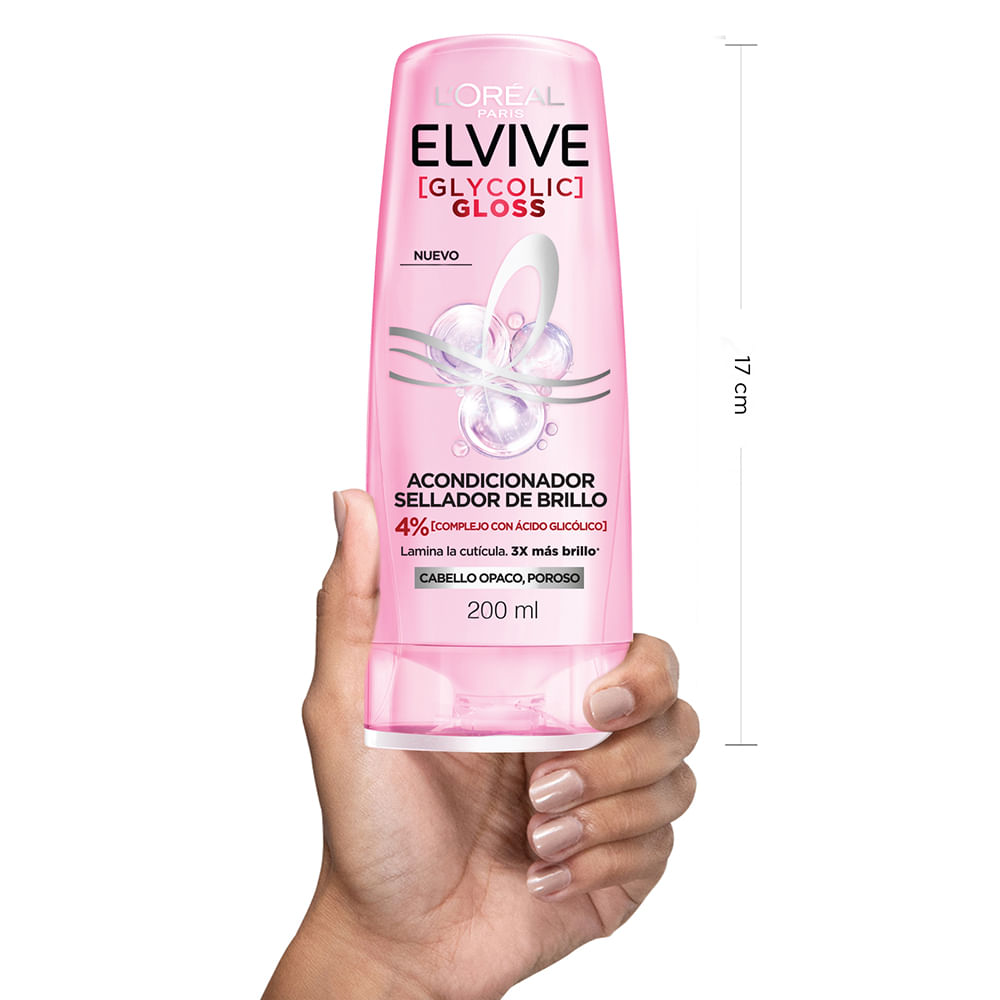 Acondicionador Glycolic Gloss Elvive 200 ml