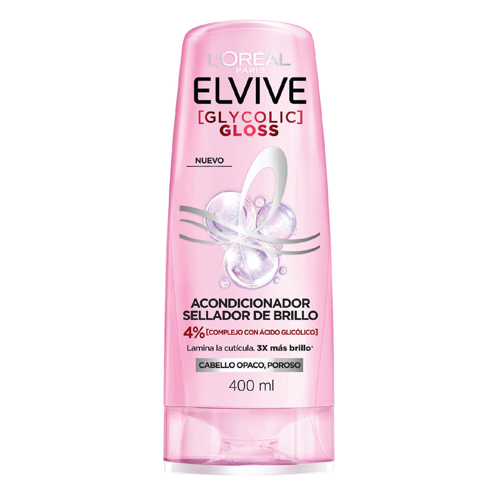 Acondicionador Glycolic Gloss Elvive 400 ml