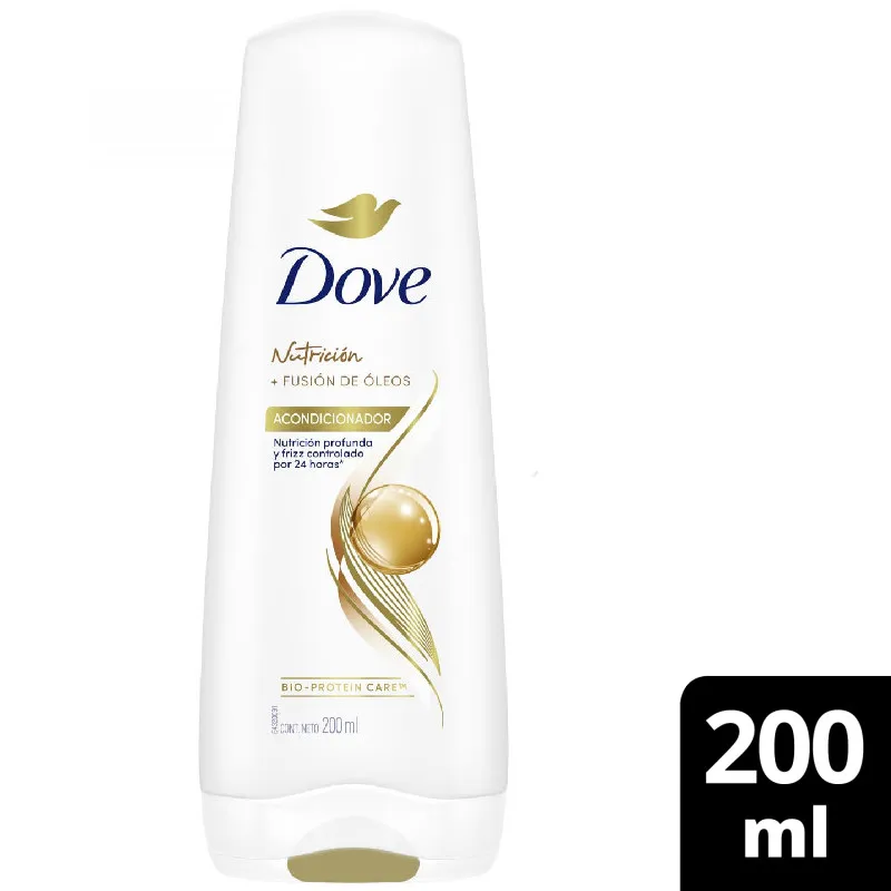 Acondicionador Nutricion + Fusion De Ol Dove 200 ml