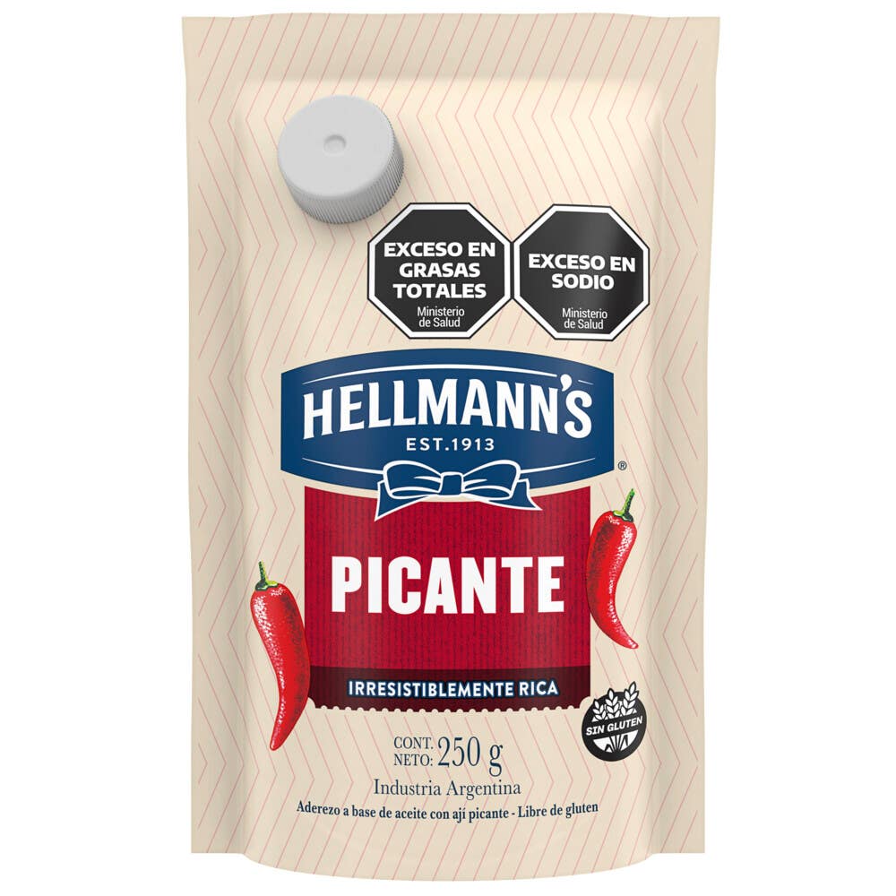 Aderezo Bacon SQZ Hellmann's 340 Grs