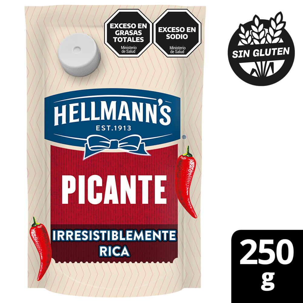 Aderezo Picante DP Hellmann's 250 Grs
