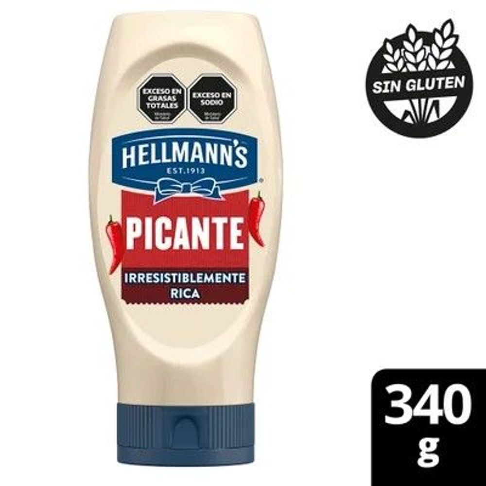 Aderezo Picante SQZ Hellmann's 340 Grs