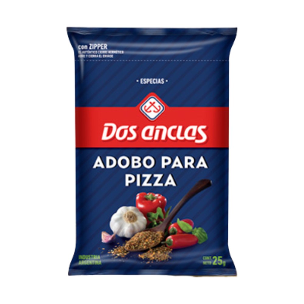 Adobo para Pizza Dos Anclas 25 Grs