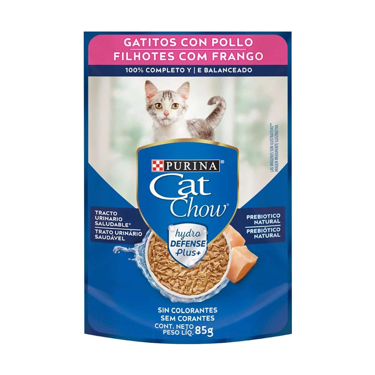 Alim.Humedo P/Gatitos Pollo Cat Chow 85 Grs