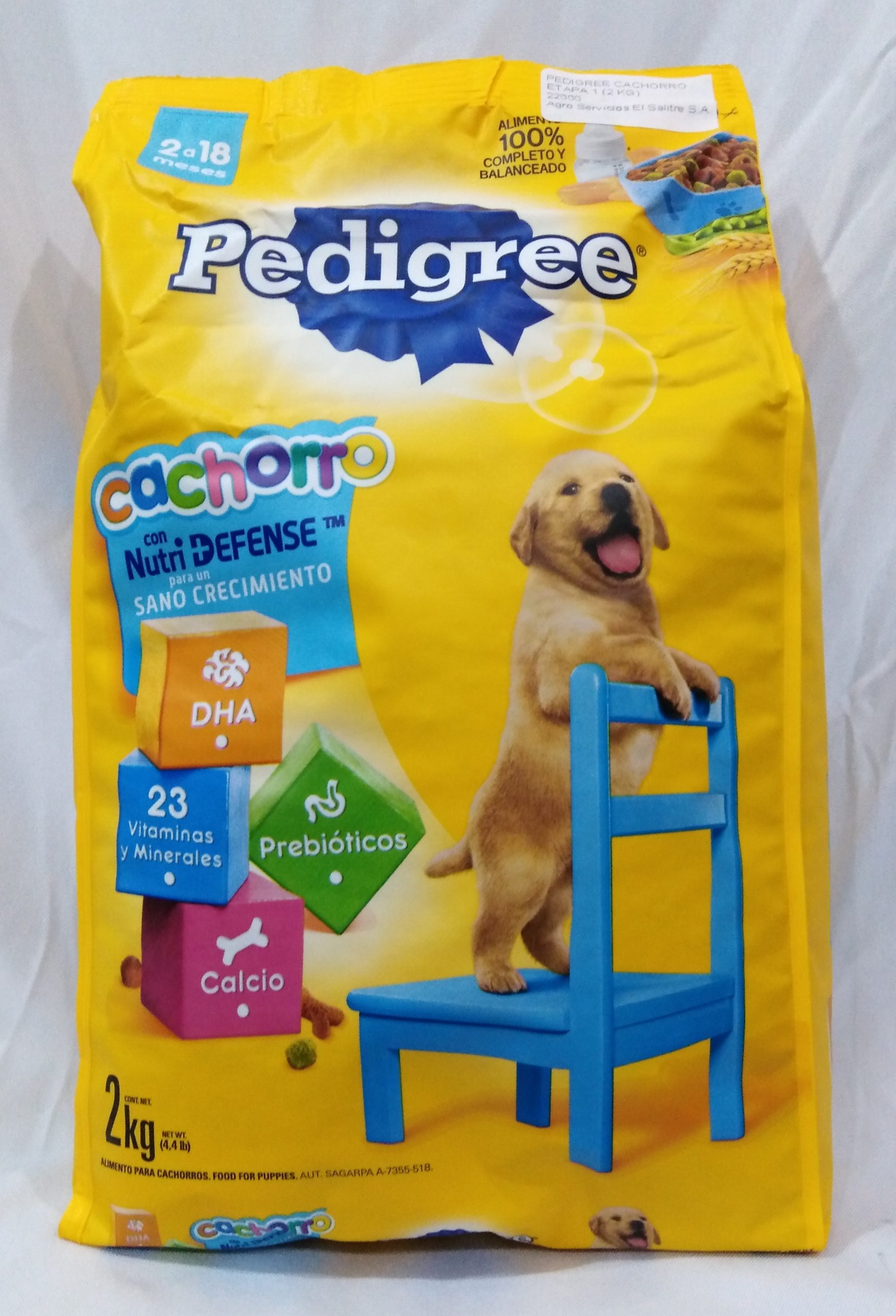 Alim.P/Cachorro Etapa 1 Carne y Pollo + Pedigree 24 Kgr