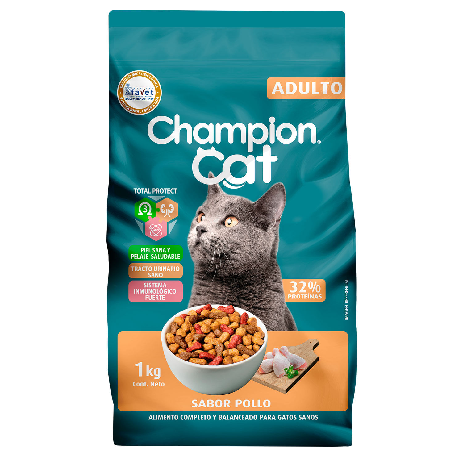 Alim.P/Gato Adulto Carne & Pollo Cat Chow 3 Kgr