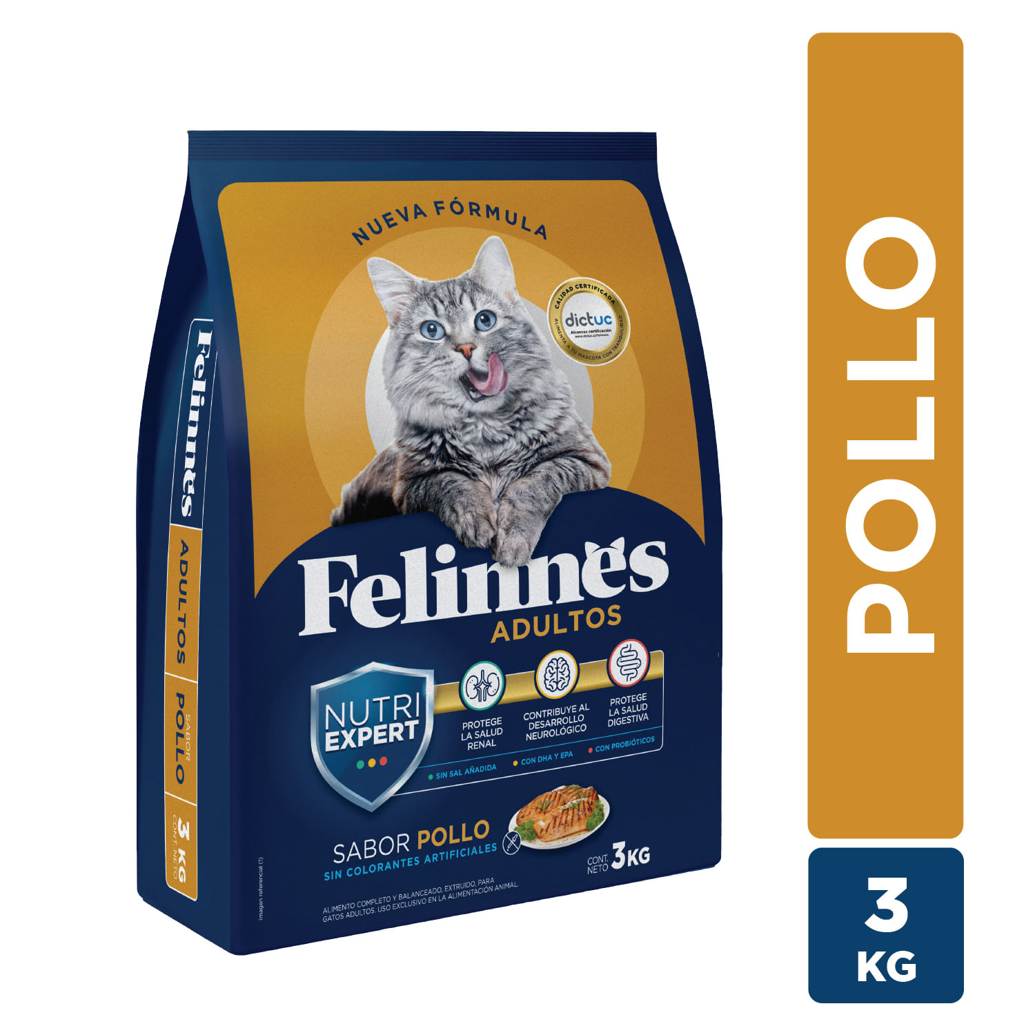Alim.P/Gato Adulto Pollo & Carne Purina One 2 Kgr