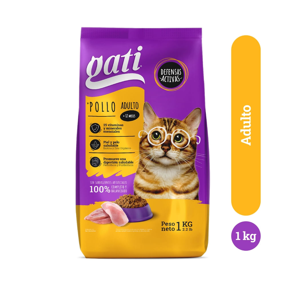 Alim.P/Gato Adulto Pollo & Carne Purina One 500 Grs