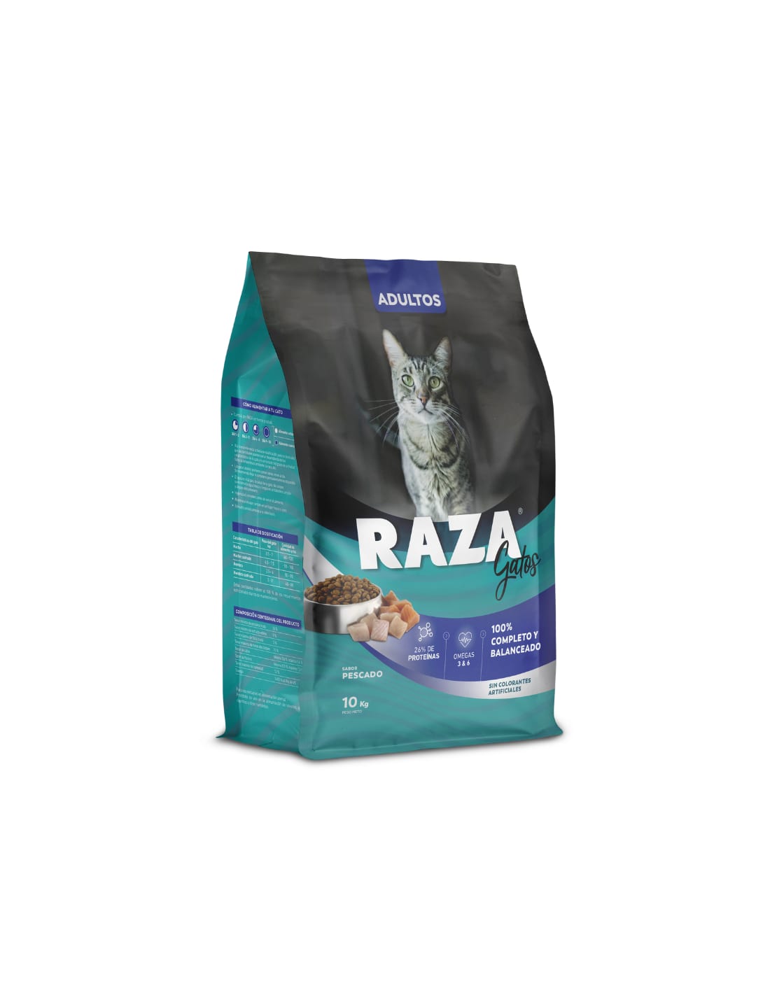 Alim.P/Gato Carne Pescado Arroz Raza 500 Grs