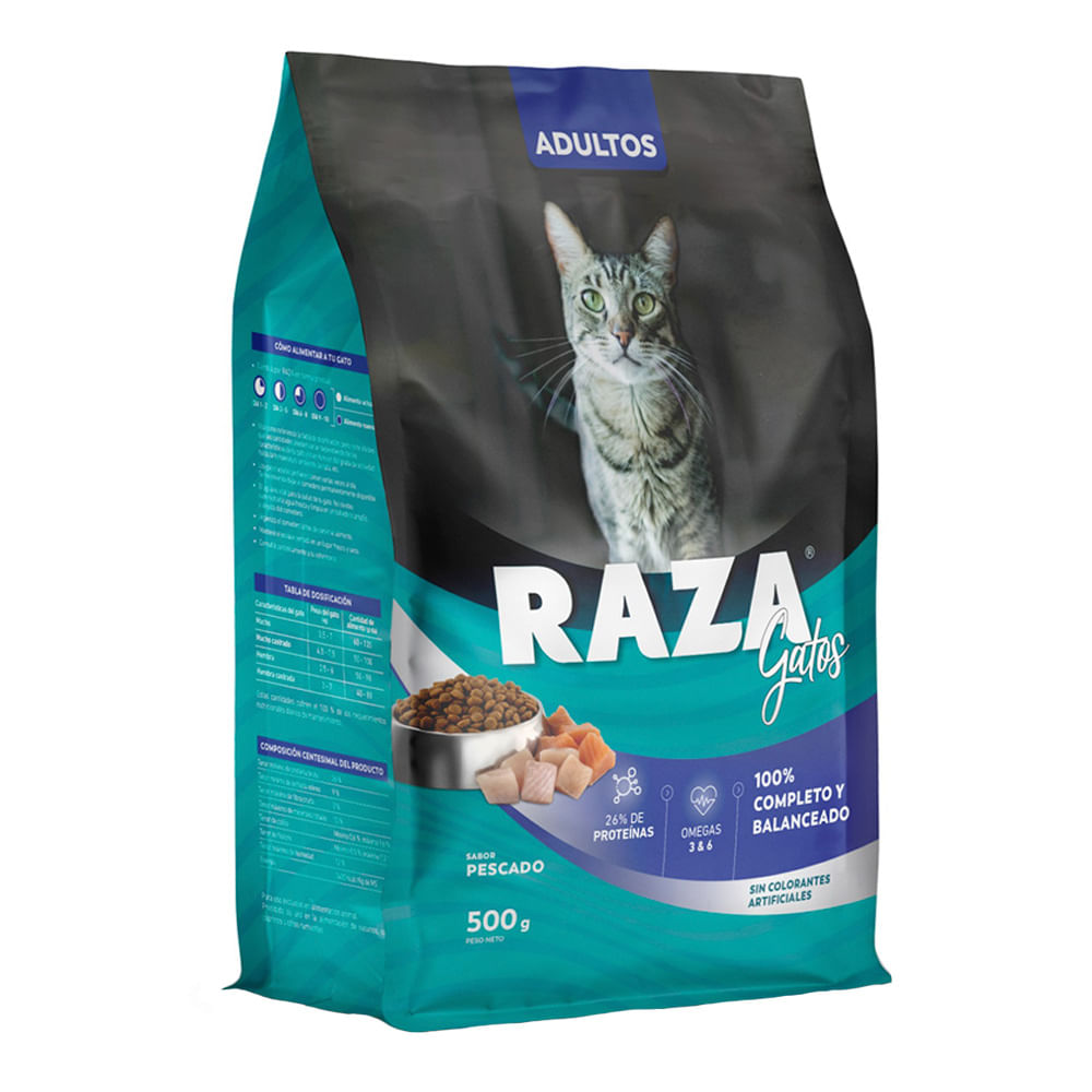 Alim.P/Gato Pescado Raza 500 Grs