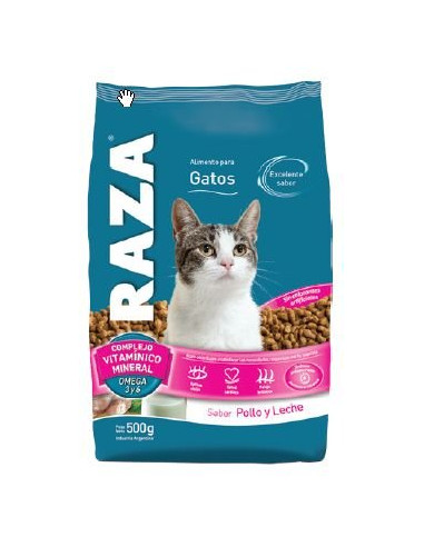 Alim.P/Gato Pollo Leche Raza 1 Kgr