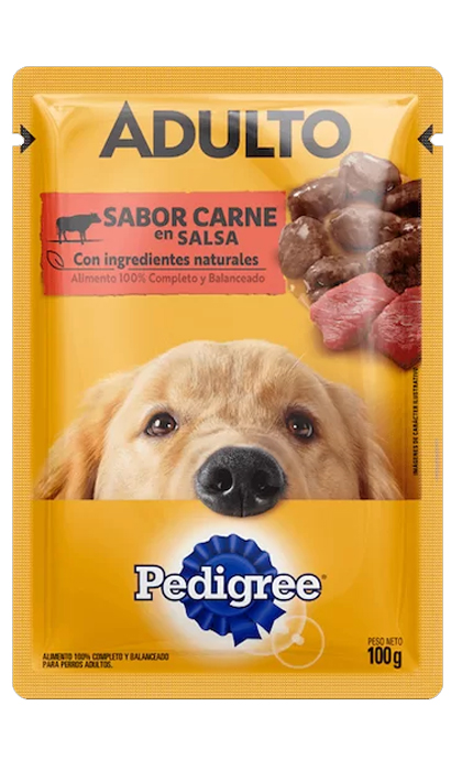 Alim.P/Perro Carne en Salsa Pedigree 100 Grs