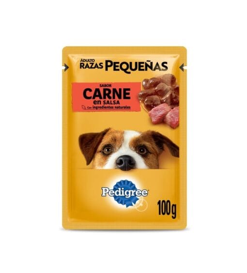 Alim.P/Perro Razas Pequeñas Carne en Sa Pedigree 100 Grs