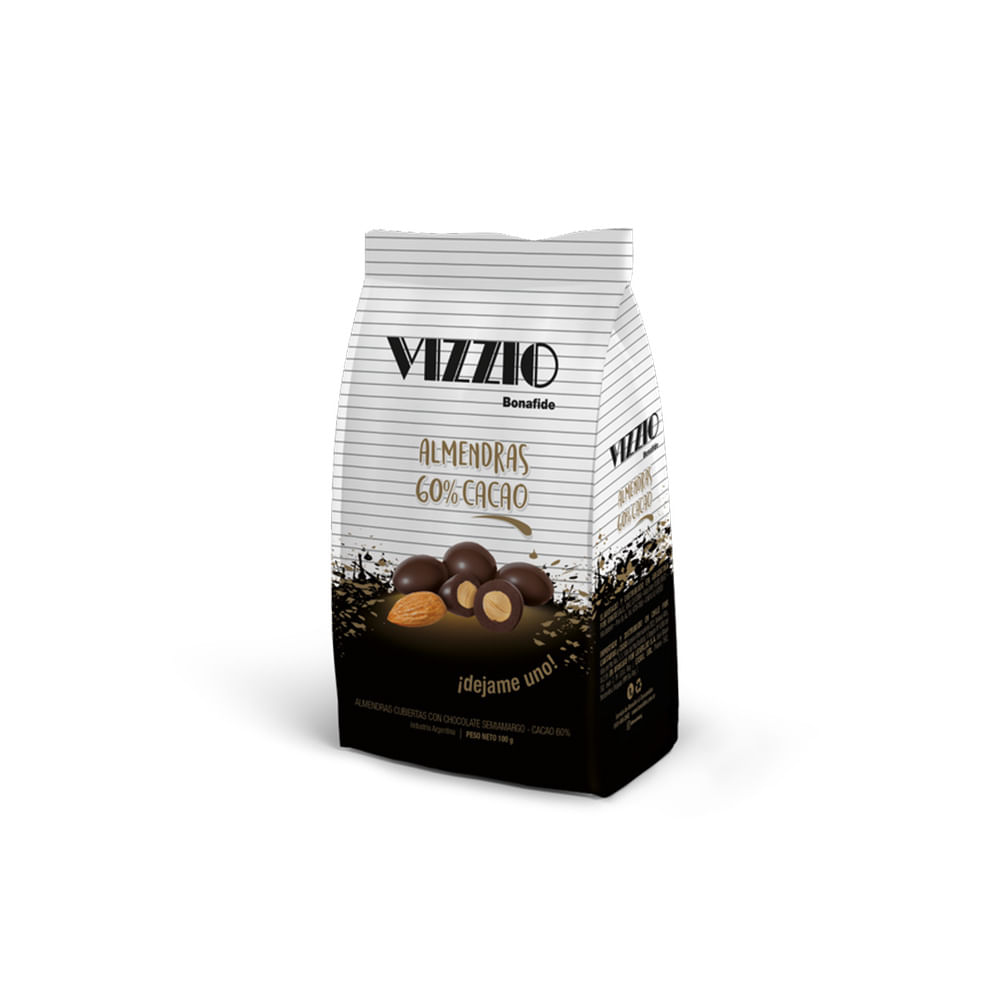 Almendras con Chocolate Vizzio 100 Grs