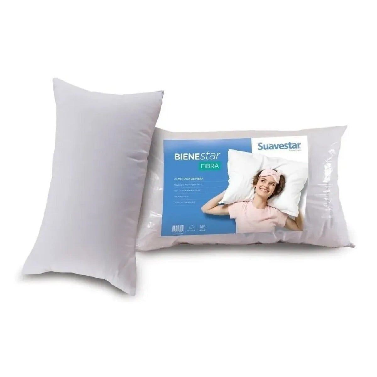 Almohada Bienestar Fibra 70x40 Suavestar 1 Un