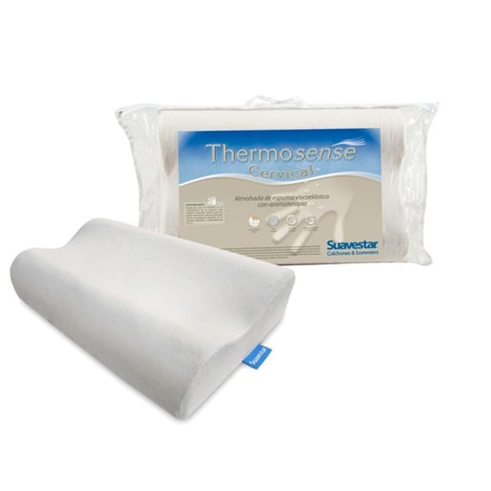 Almohada Esp.Visco Cervical 57x37x12 Ar Suavestar 1 Un