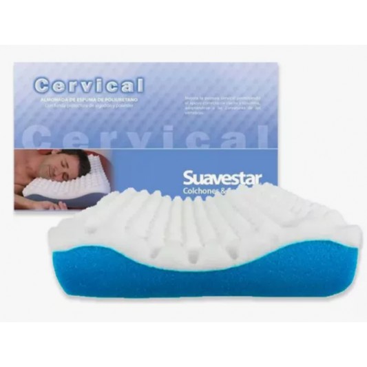 Almohada Esp.Visco Cervical 57x37x12 Suavestar 1 Un