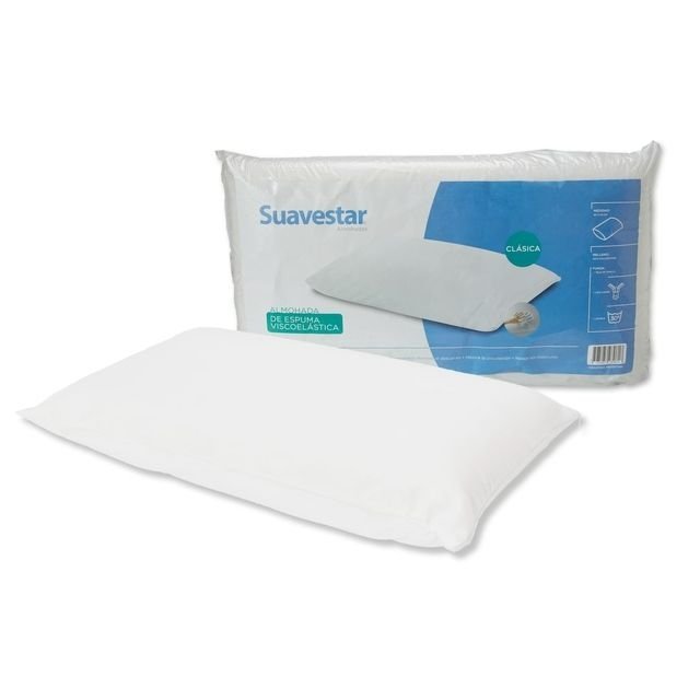 Almohada Espuma Visco Comun 65x35x10 Suavestar 1 Un
