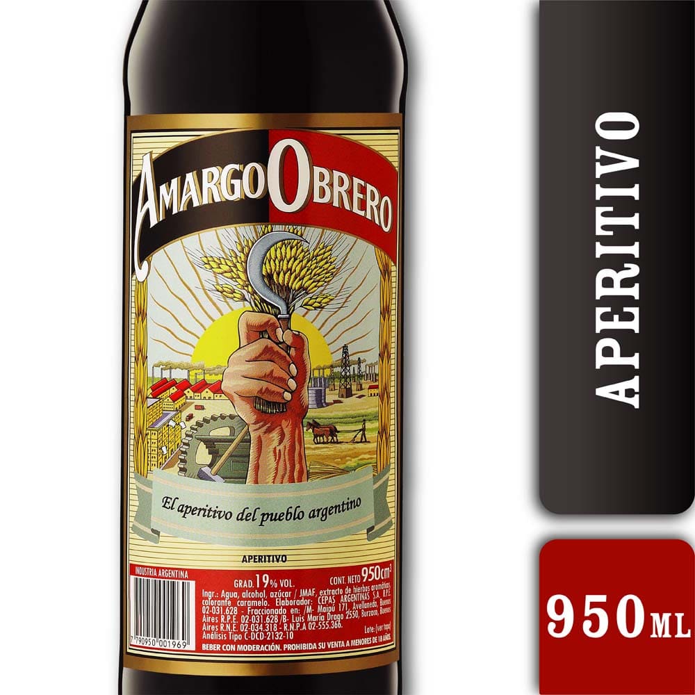 Amargo Obrero 950 ml