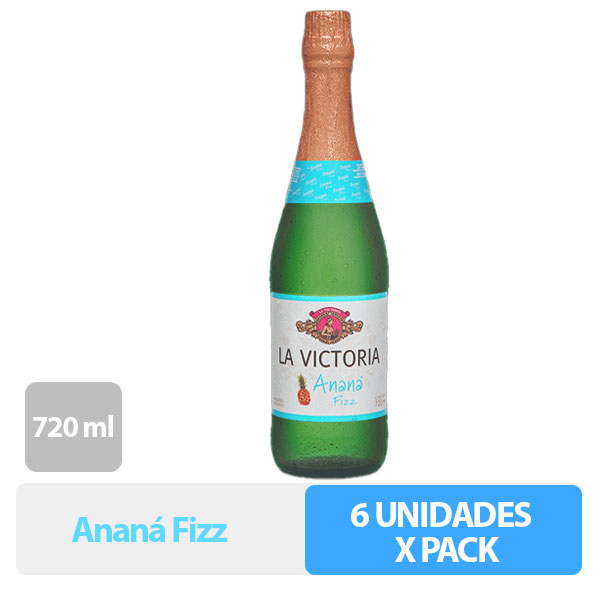 Anana Fizz C/Pulpa Natural La Victoria 720 cc