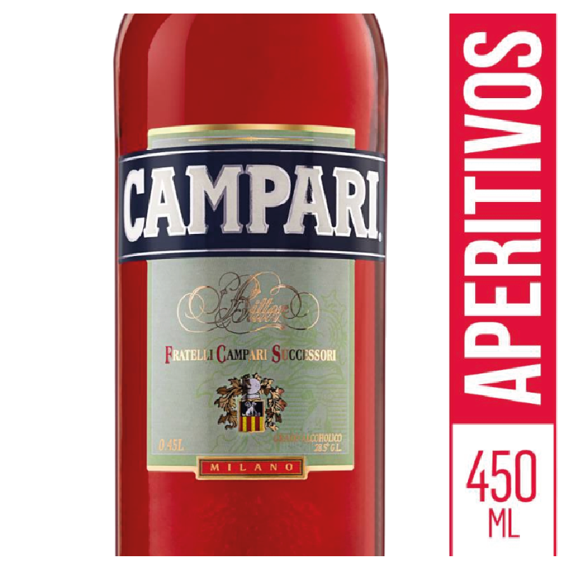 Aperitivo Bitter Campari 450 cc