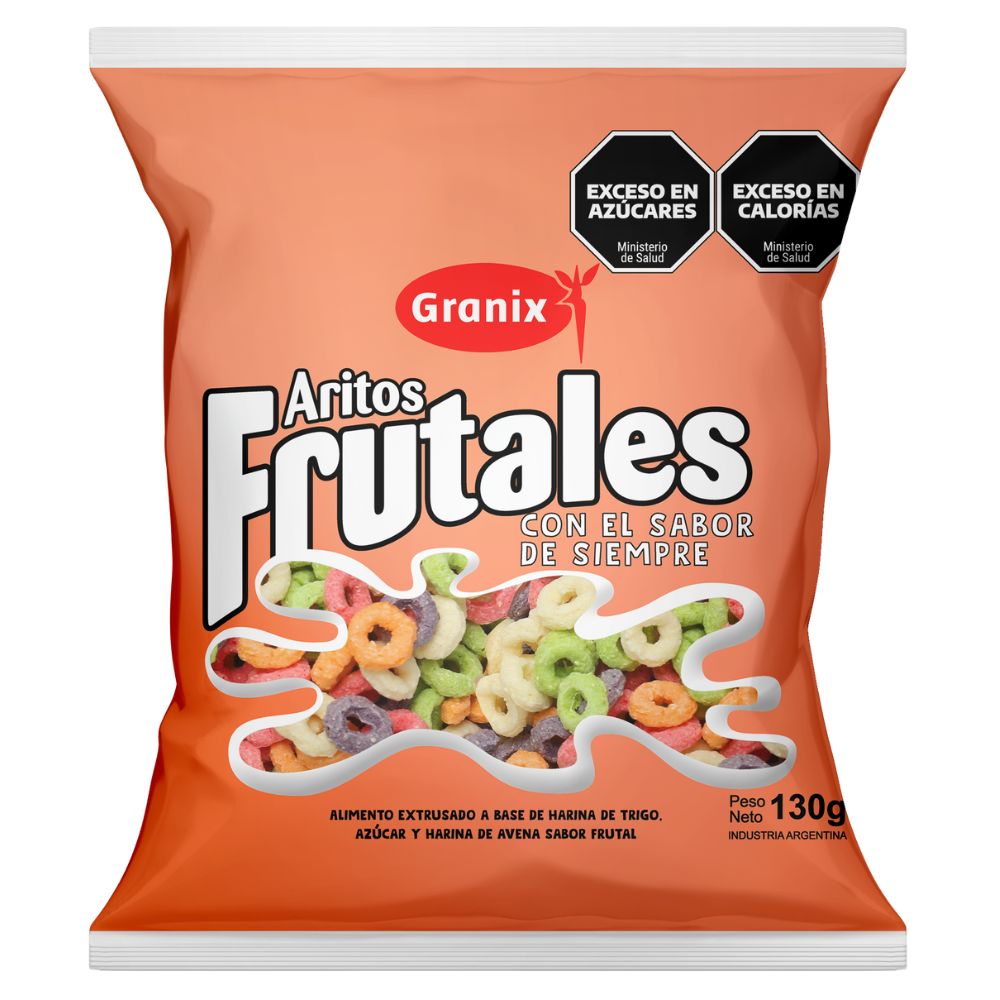 Aritos Frutados Granix 130 Grs