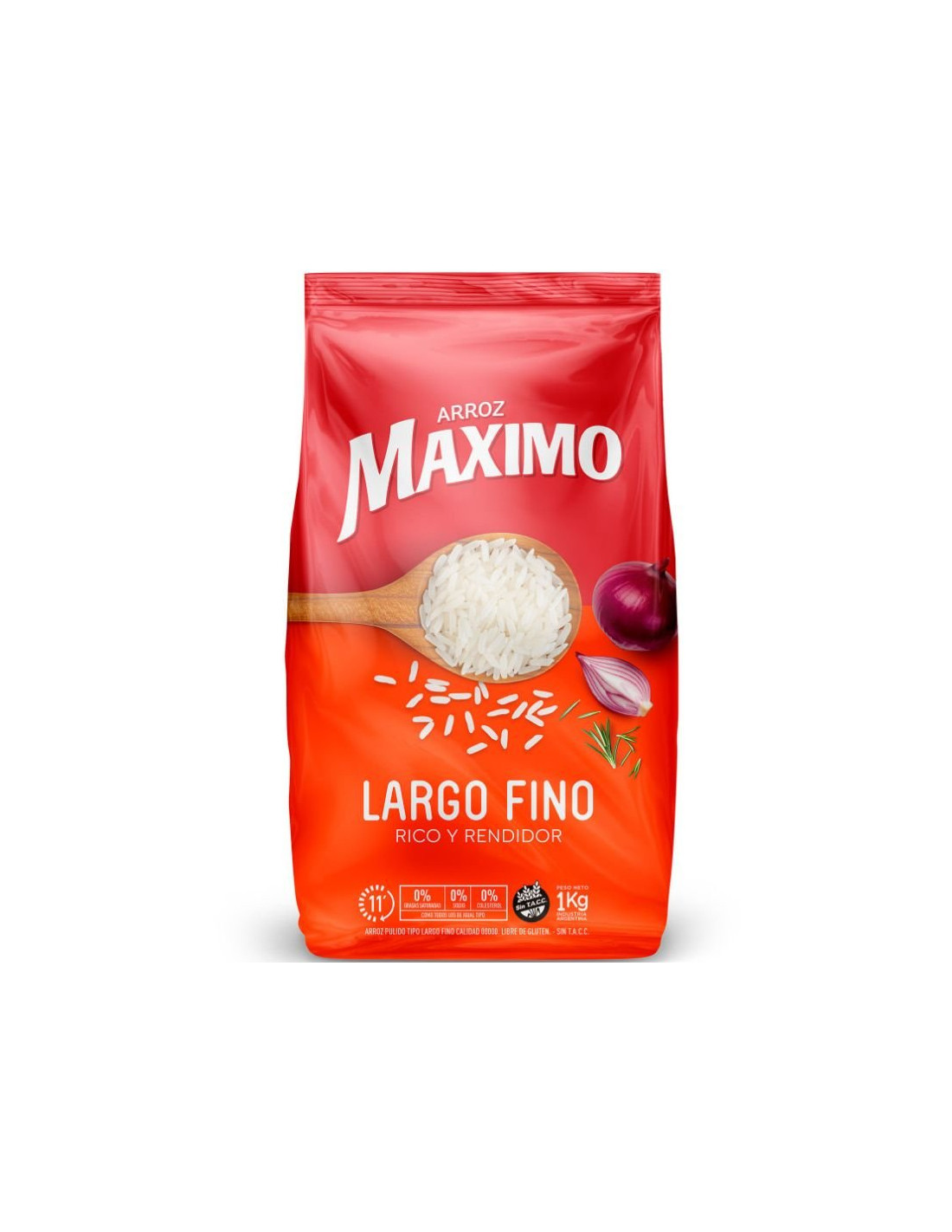 Arroz Largo Fino Bolsa Maximo 1 Kgr