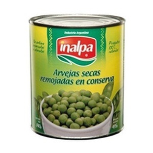 Arvejas Secas Remojadas Inalpa 2.950 Kgr