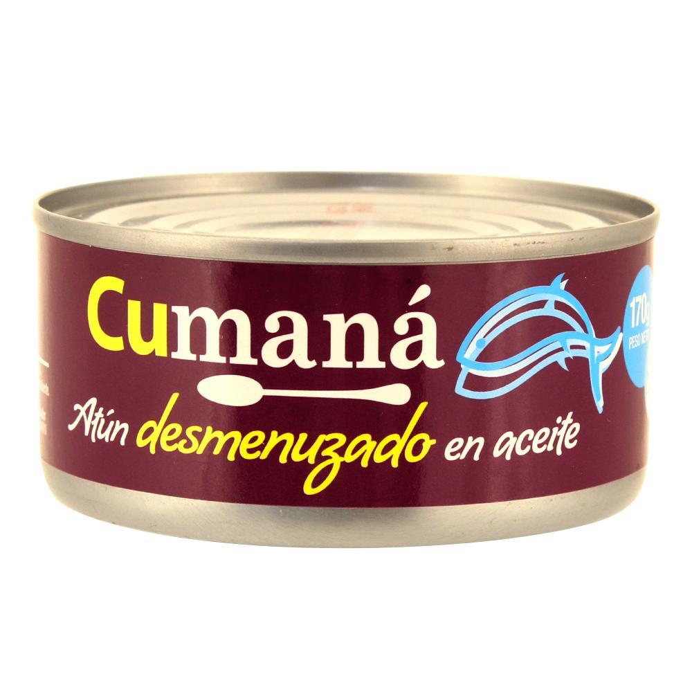 Atun Desmenuzado en Aceite y Agua Cumana 170 Grs