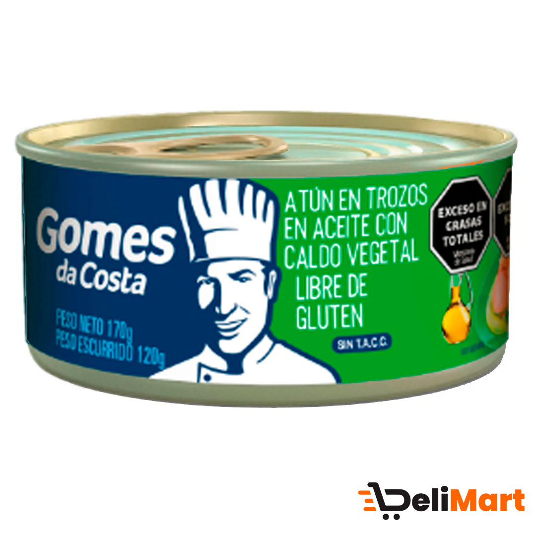 Atun en Trozos en Aceite Gomes da Costa 170 Grs