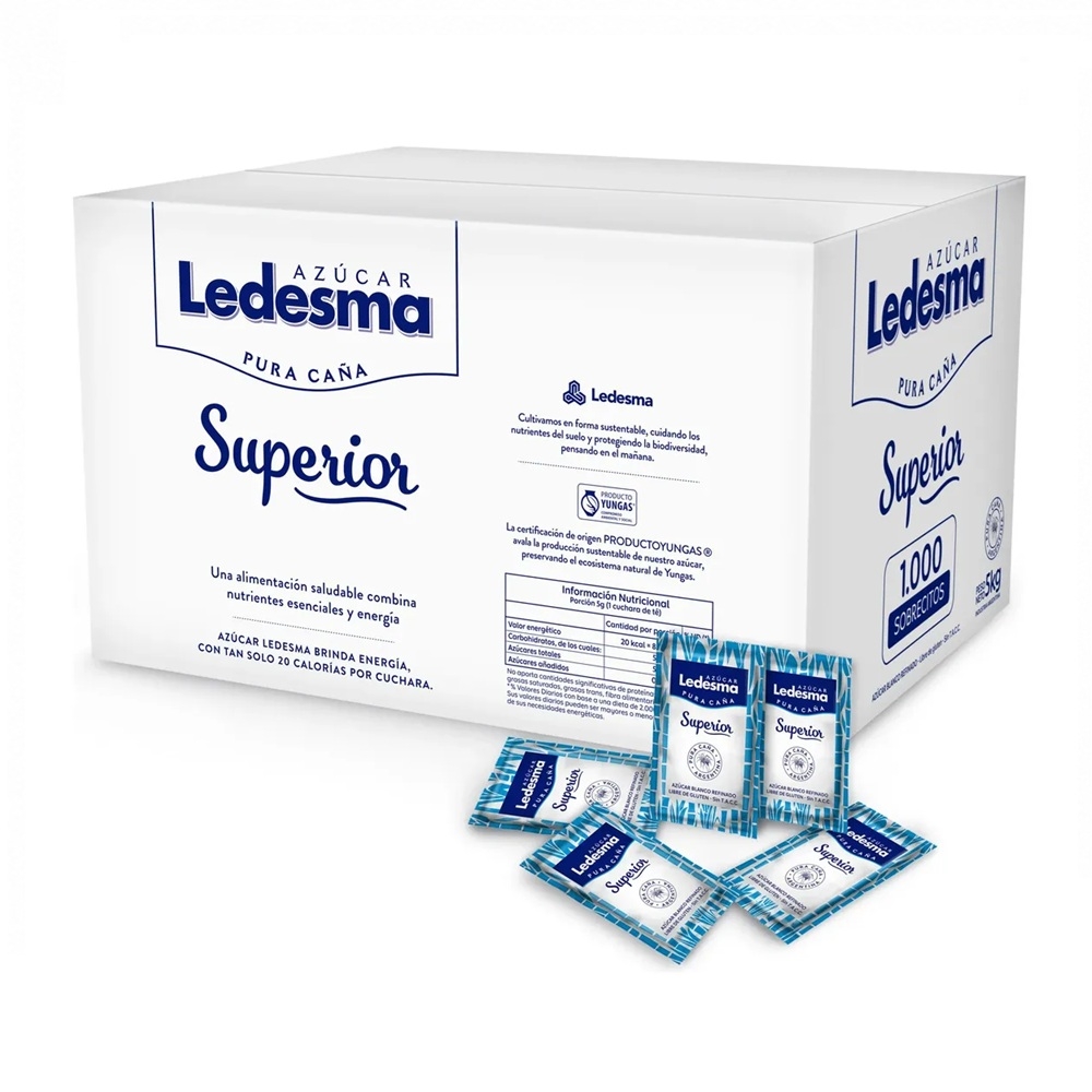 Azucar en Sobres Ledesma 1000 Un