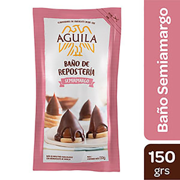 Baño de Respoteria Semiamargo Dos Anclas 150 Grs