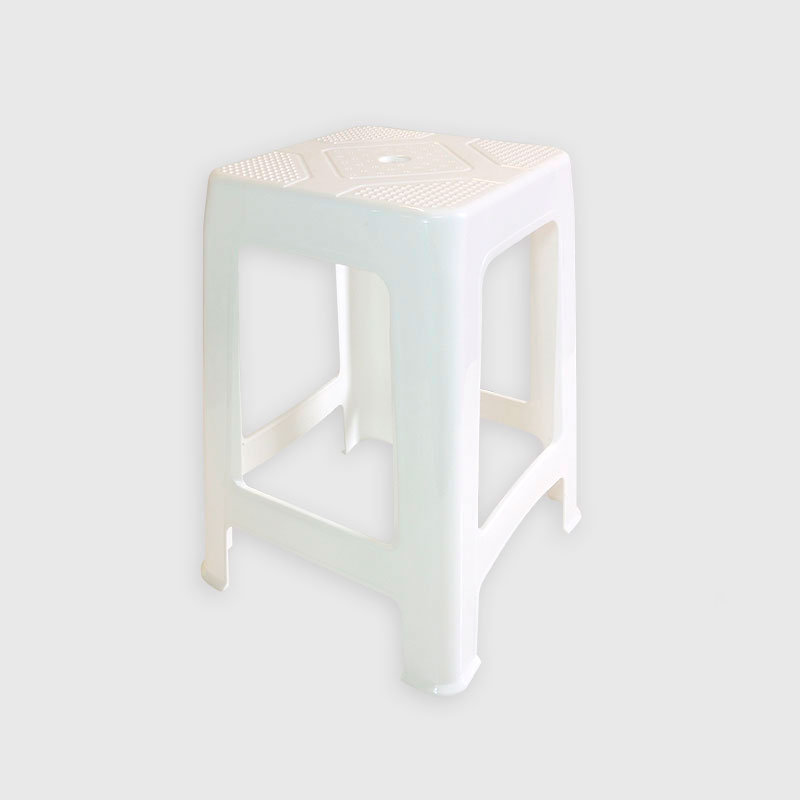 Banqueta Reforzada 27x46 Blanca Deses Plast 1 Un