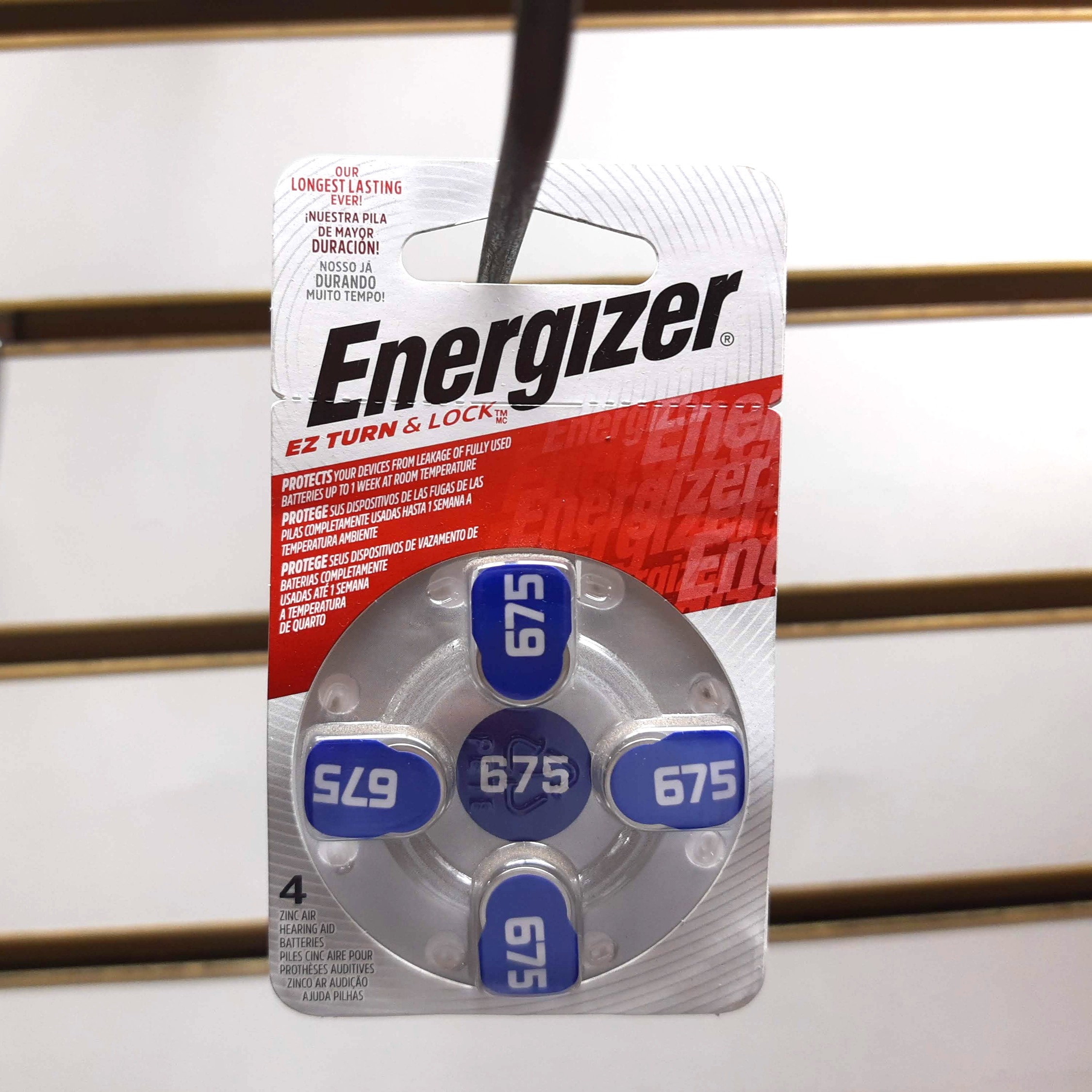 Bateria AZ 675 DP4 Energizer 4 Un