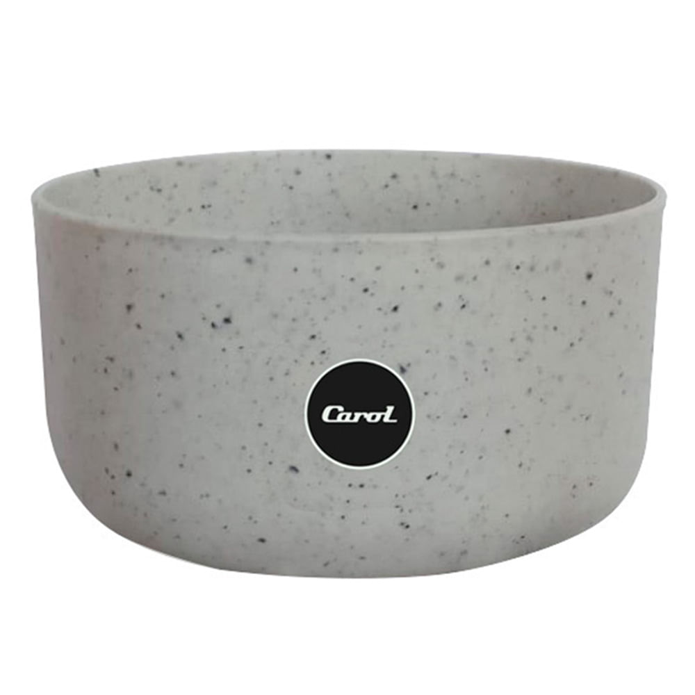 Bowl Plastico Recto D 23x11cm Beige Carol 1 Un