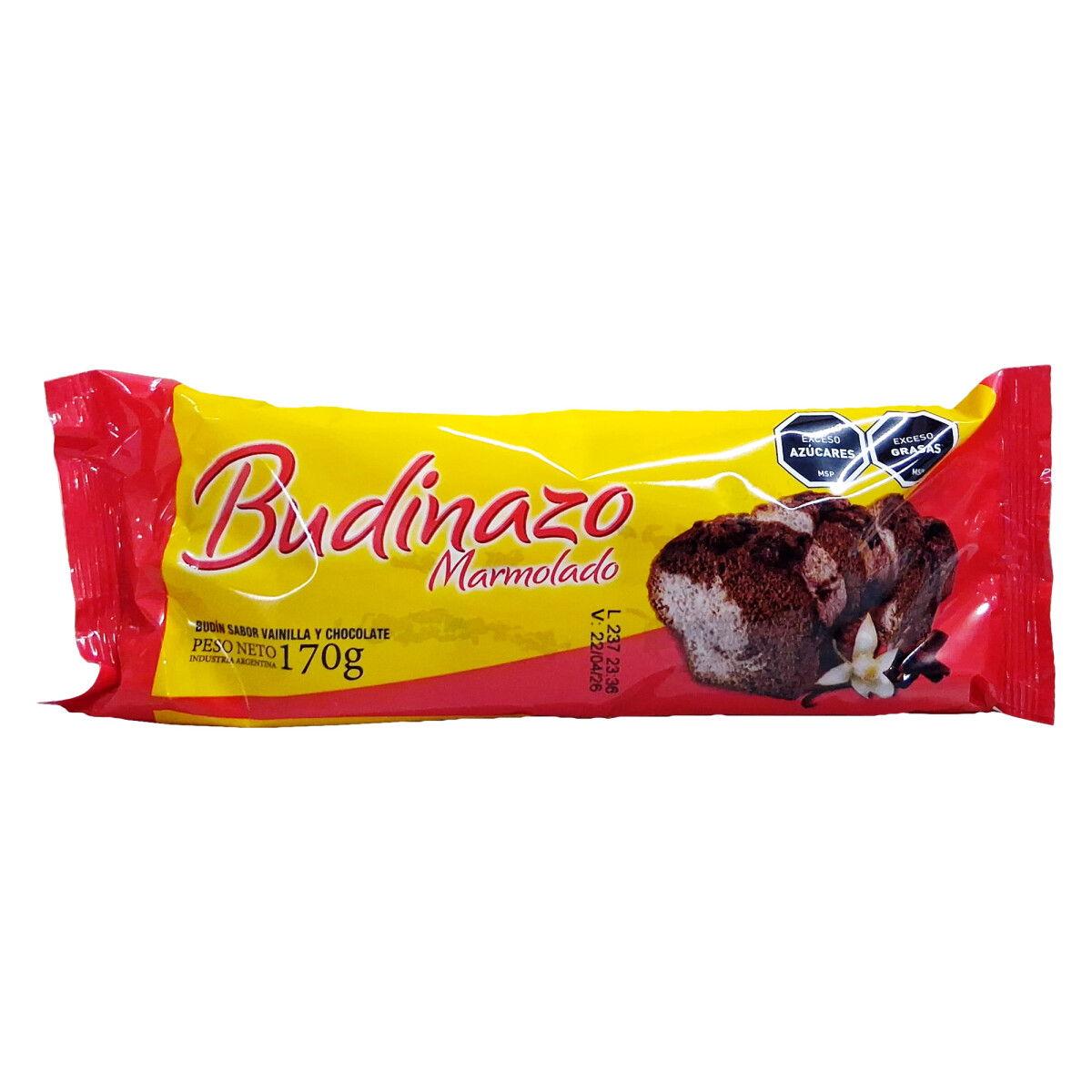 Budin Marmolado Zupay 170 Grs