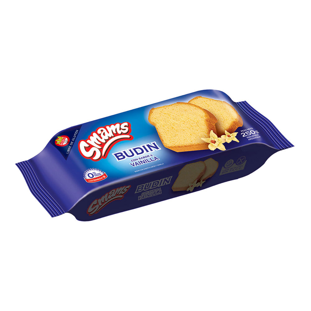 Budin Vainilla Smams 250 Grs