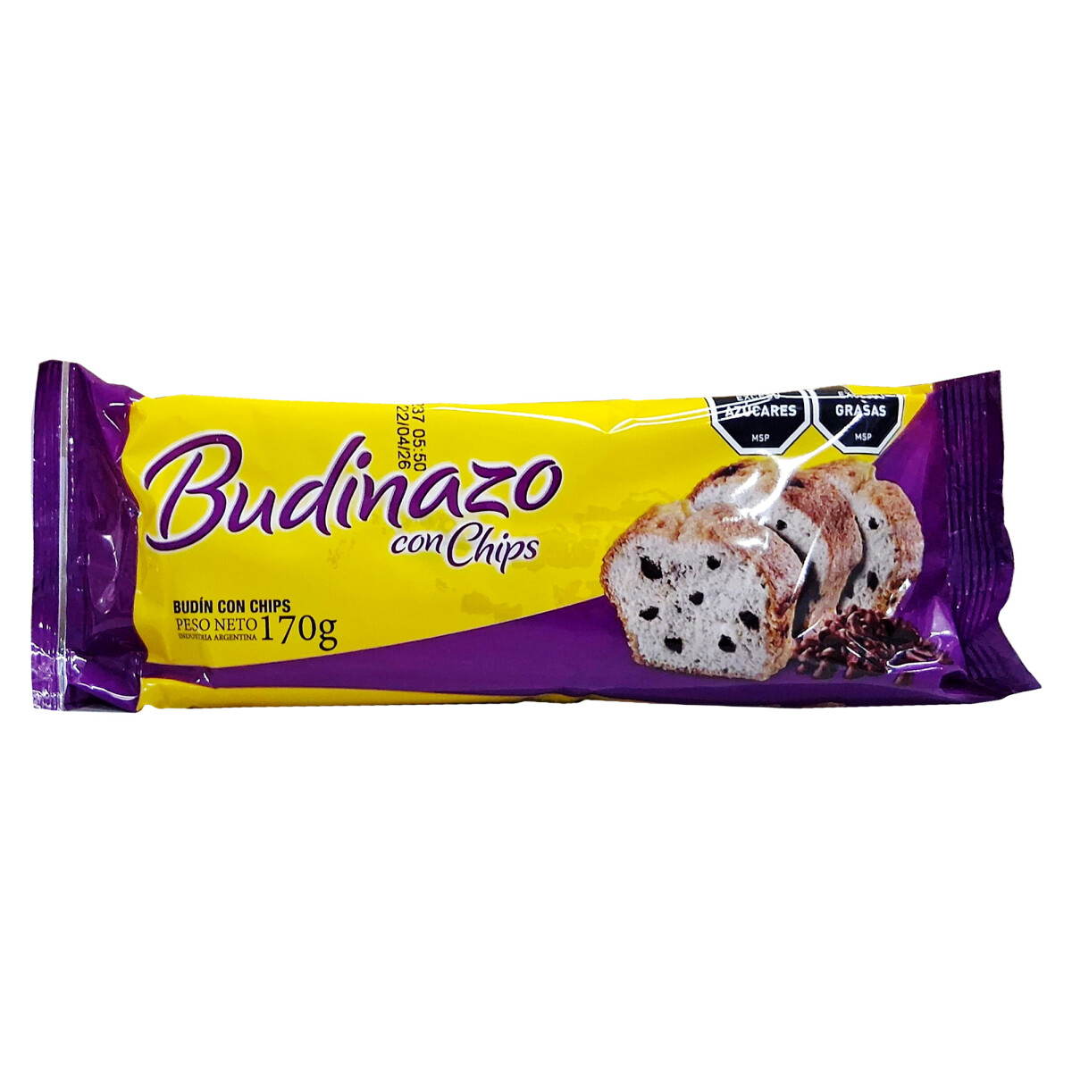 Budin con Chips Zupay 170 Grs