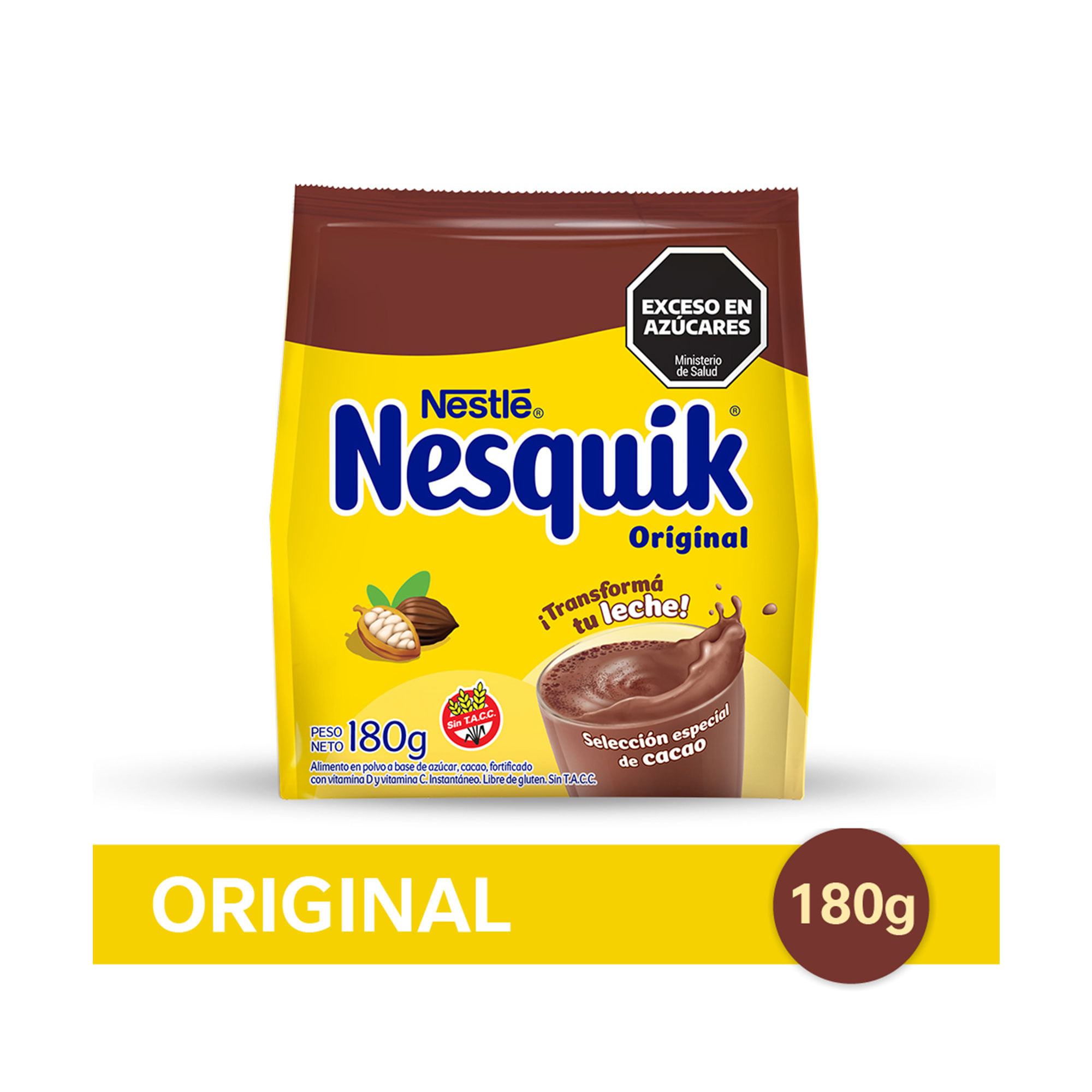 Cacao en Polvo Nvo.Oct Nesquik 180 Grs