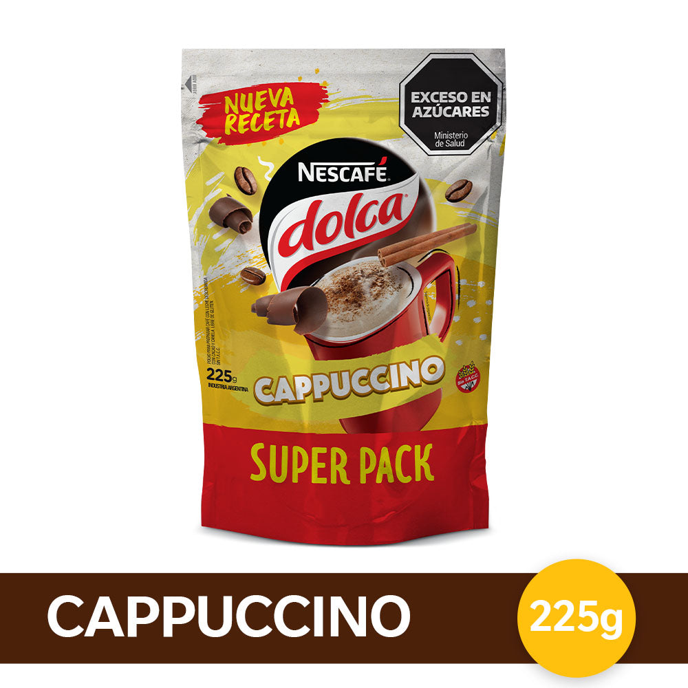 Cafe Cappuccino Dolca Nescafe 225 Grs