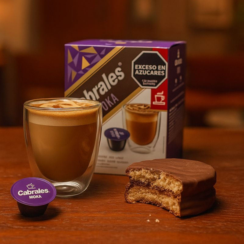 Cafe Capsula Moka DG Cabrales 8 Un