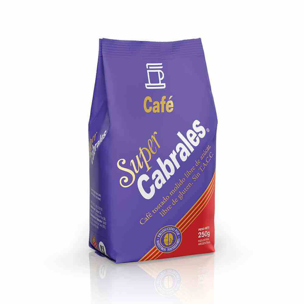 Cafe Colombia Molido Tostado 4C Cabrales 500 Grs