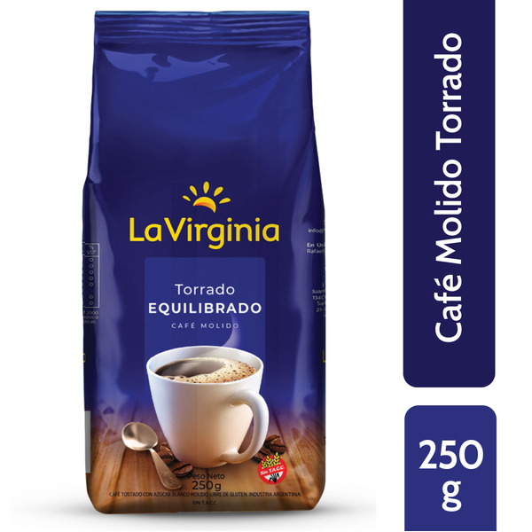 Cafe Equilibrado Molido La Virginia 250 Grs