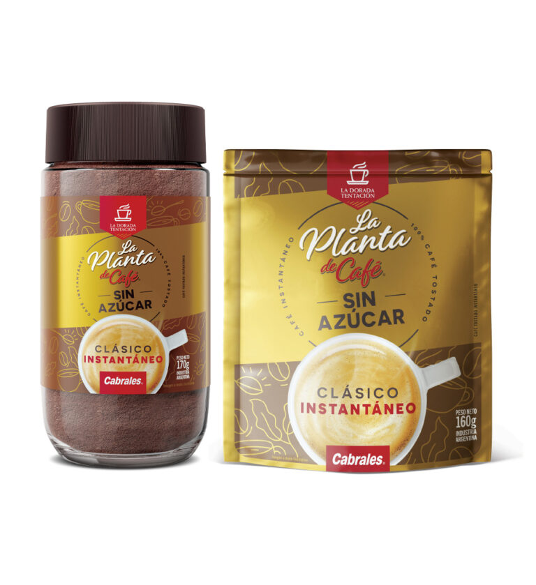 Cafe Instantaneo 100%Tostado Suave DP La Planta de Cafe 160 Grs